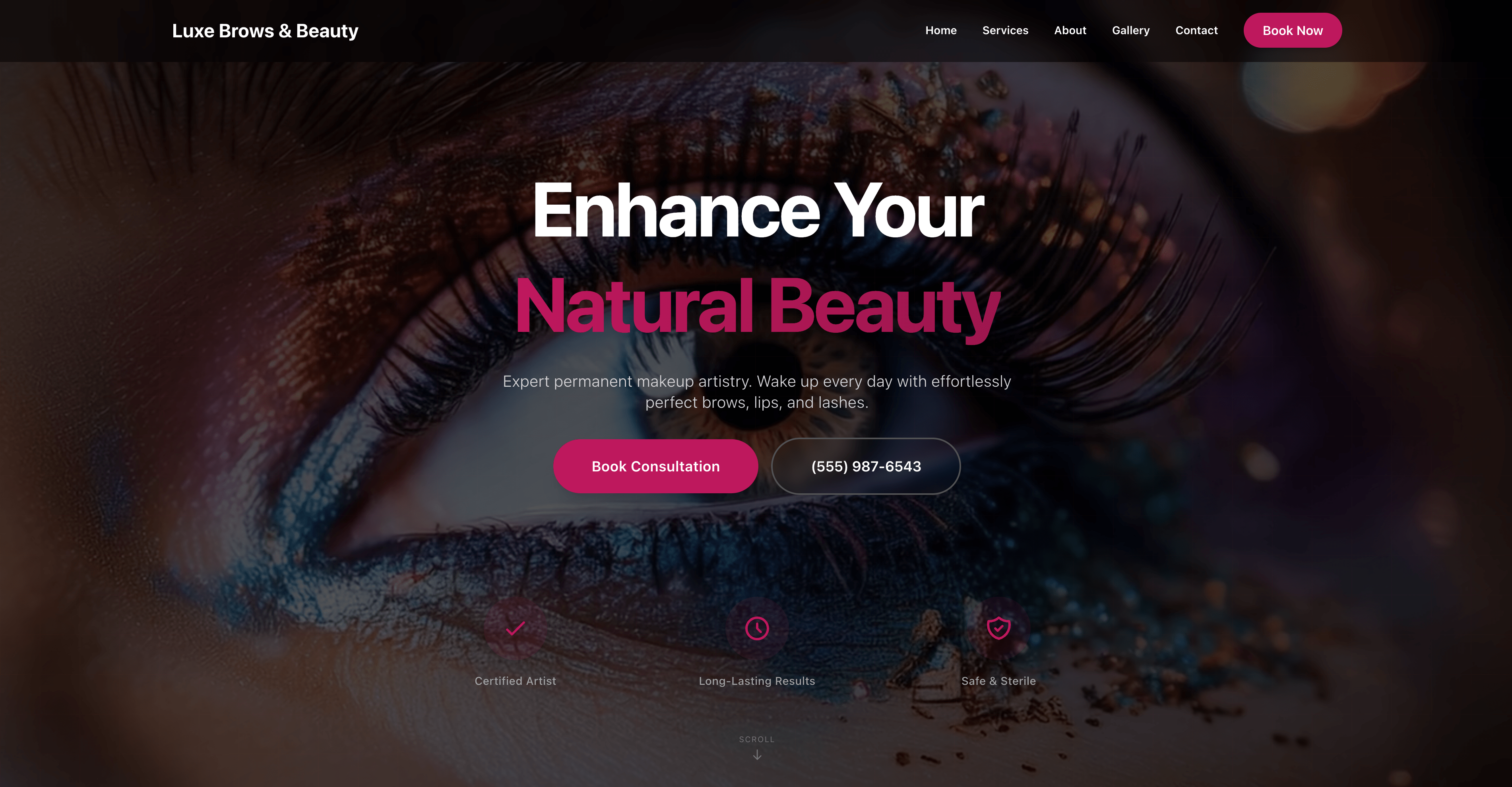 PMU portfolio website built with ROXO Hub